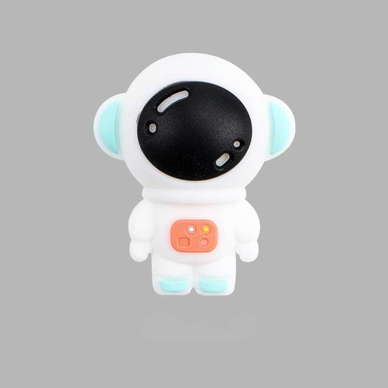 Wholesale 10PCS  Astronaut Silicone Beads